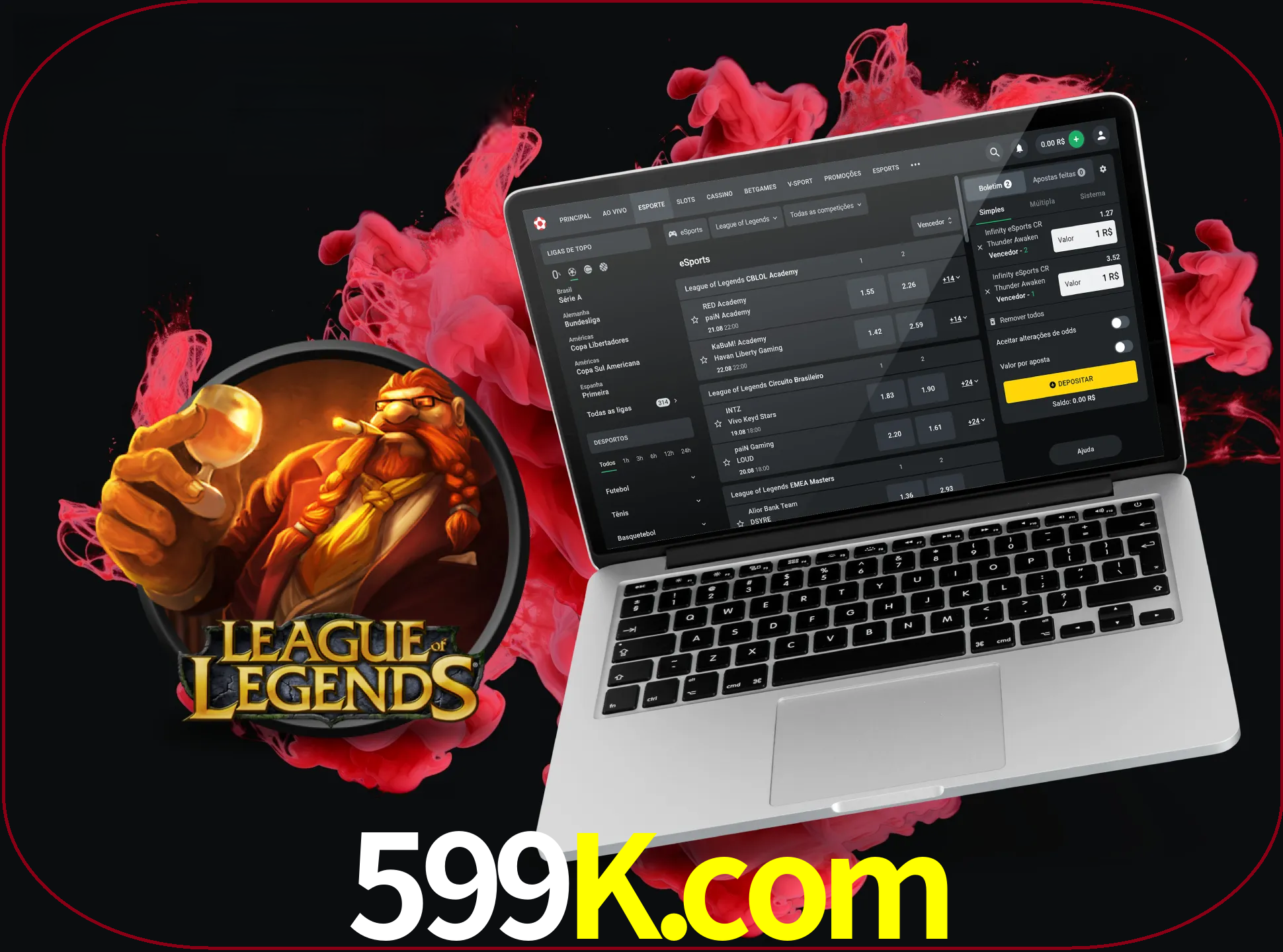 Se é um fã deste jogo, muitos torneios fantásticos que o vão surpreender estão disponíveis no 599k.