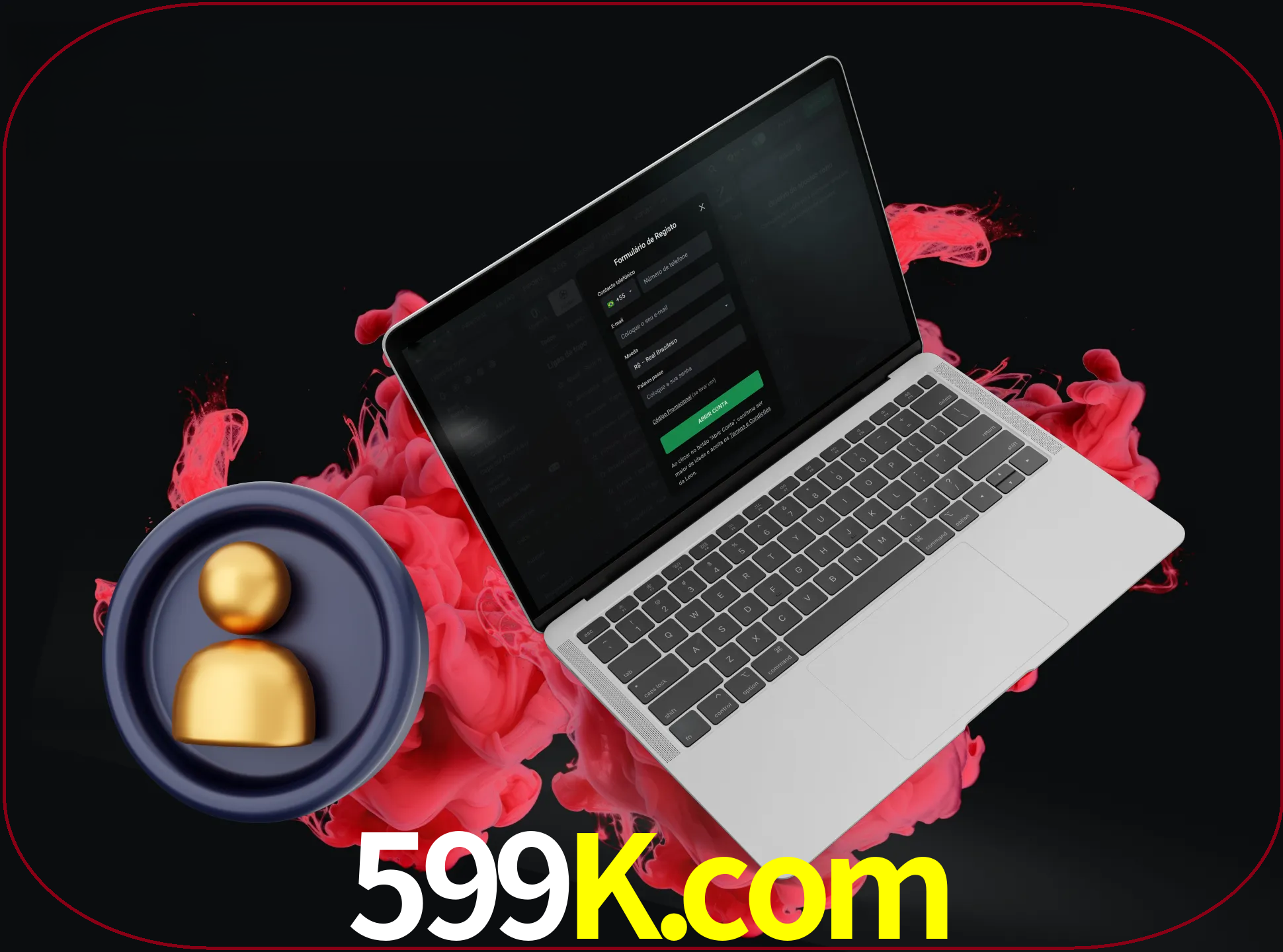No cabeçalho do site 599k, clique no botão que o levará a um formulário especial onde terá de introduzir as suas informações actuais.
