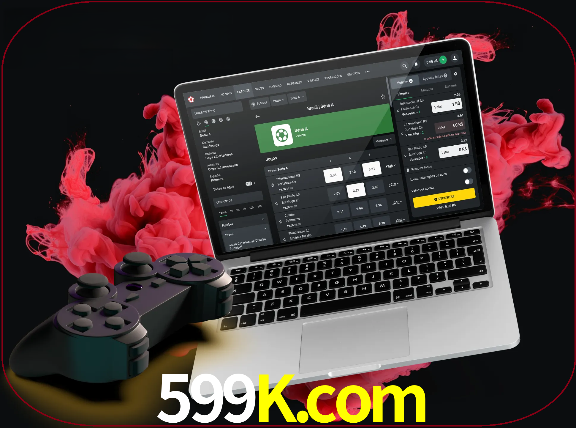 Visite a secção especial de jogos de vídeo em 599k para descobrir em que jogos pode apostar e ganhar muito dinheiro.