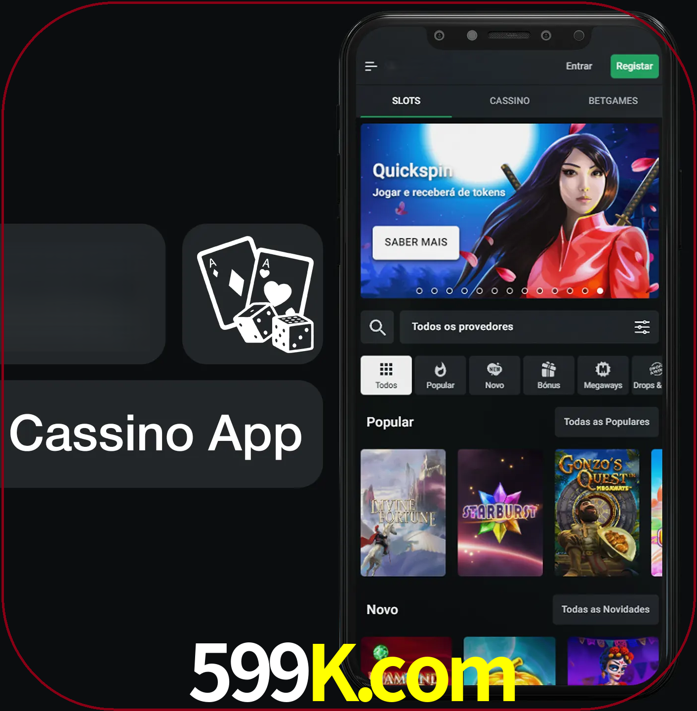 Jogue jogos de cassino e ganhe.