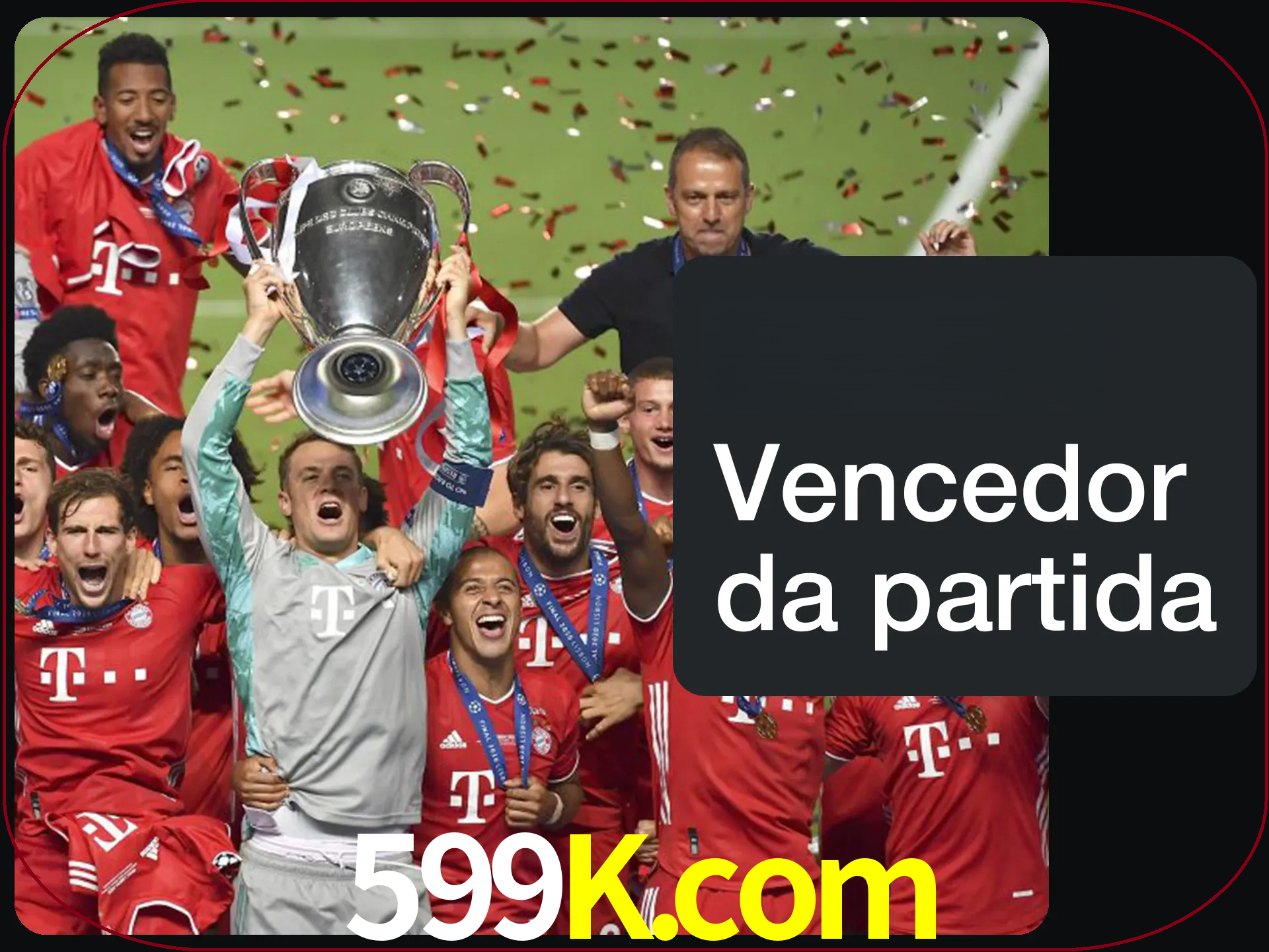 Aposte no vencedor e ganhe uma grande quantia de dinheiro.